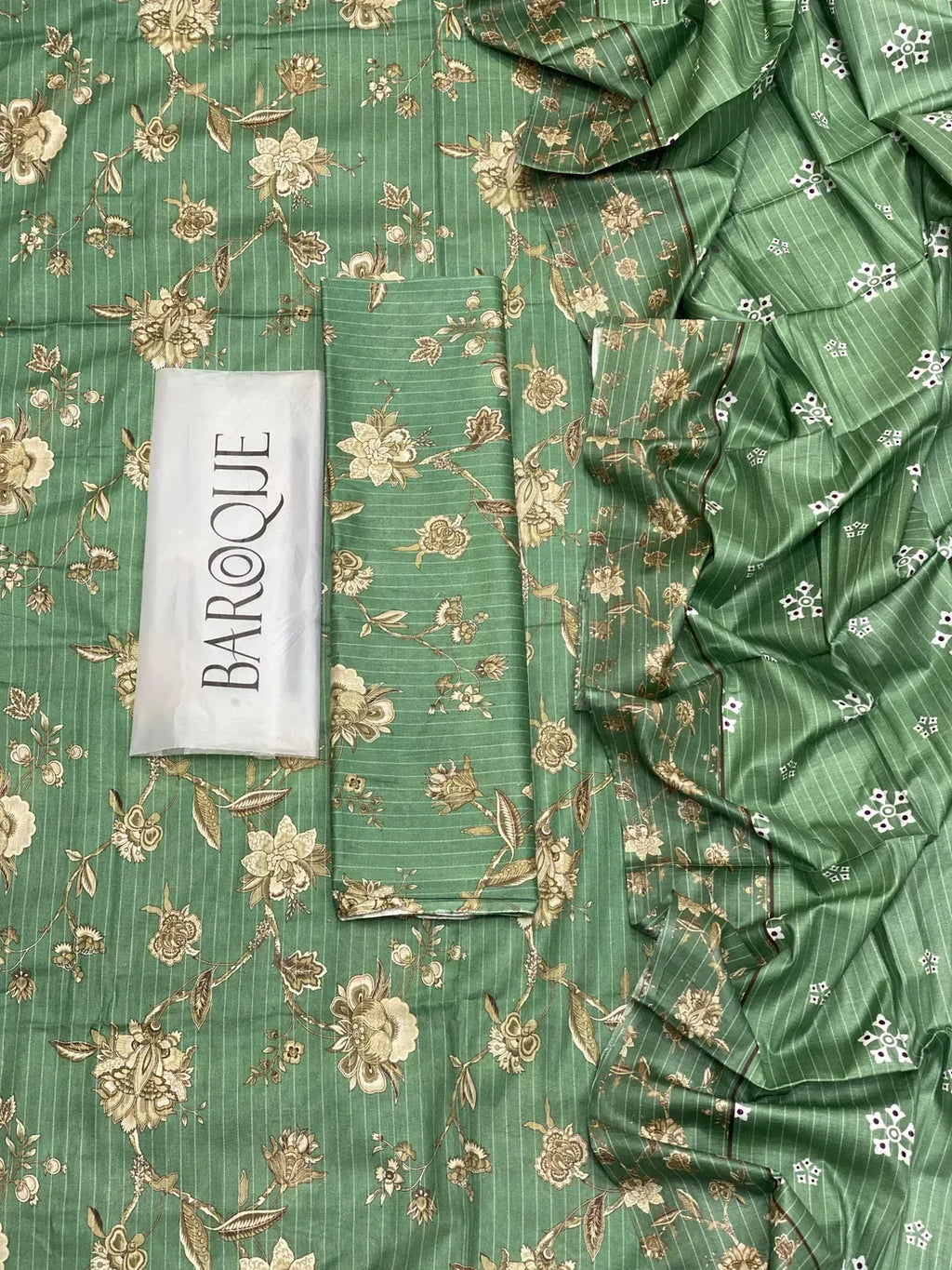 Green Digital Print Lawn 3-Piece Suit for Women